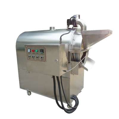 high safety level 100kg Commercial industrial chestnut baking machine cashew peanut cocoa roaster